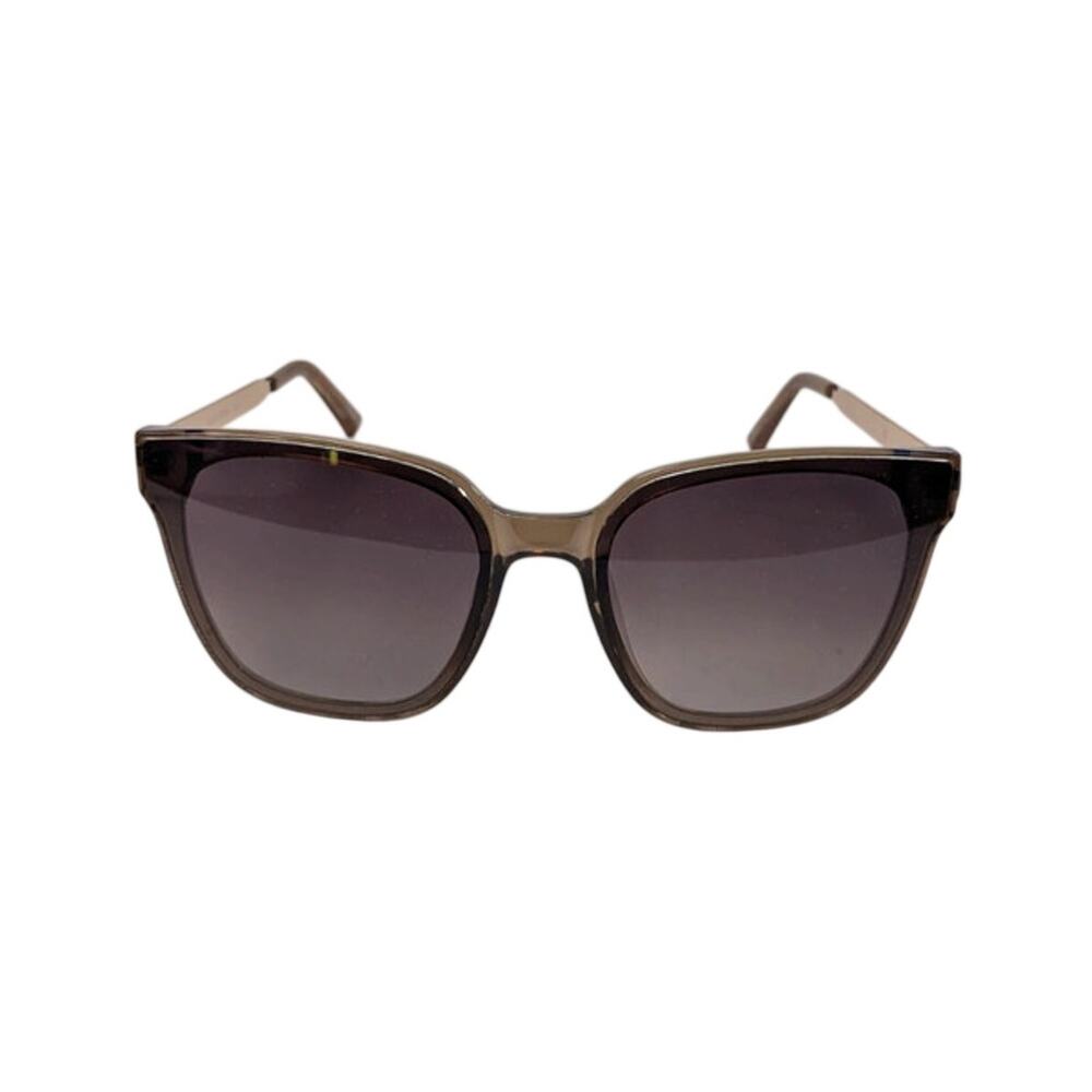 Foster Grant Women’s Brown Oversized Square Sunglasses Gradient Lenses AS IS